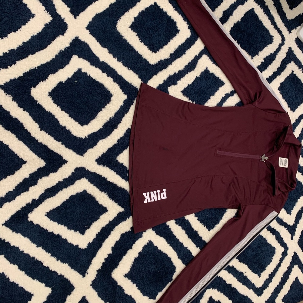 Pink athletic shirt